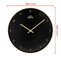 Okrúhle nástenné hodiny, MPM Goldie, 4329.8090